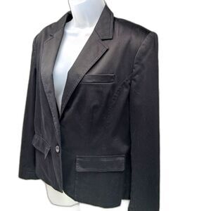 Worthington Stretch Woman's 10 Blazer. Shoulder Pads, 2 Button Front. 80's, Y2K.